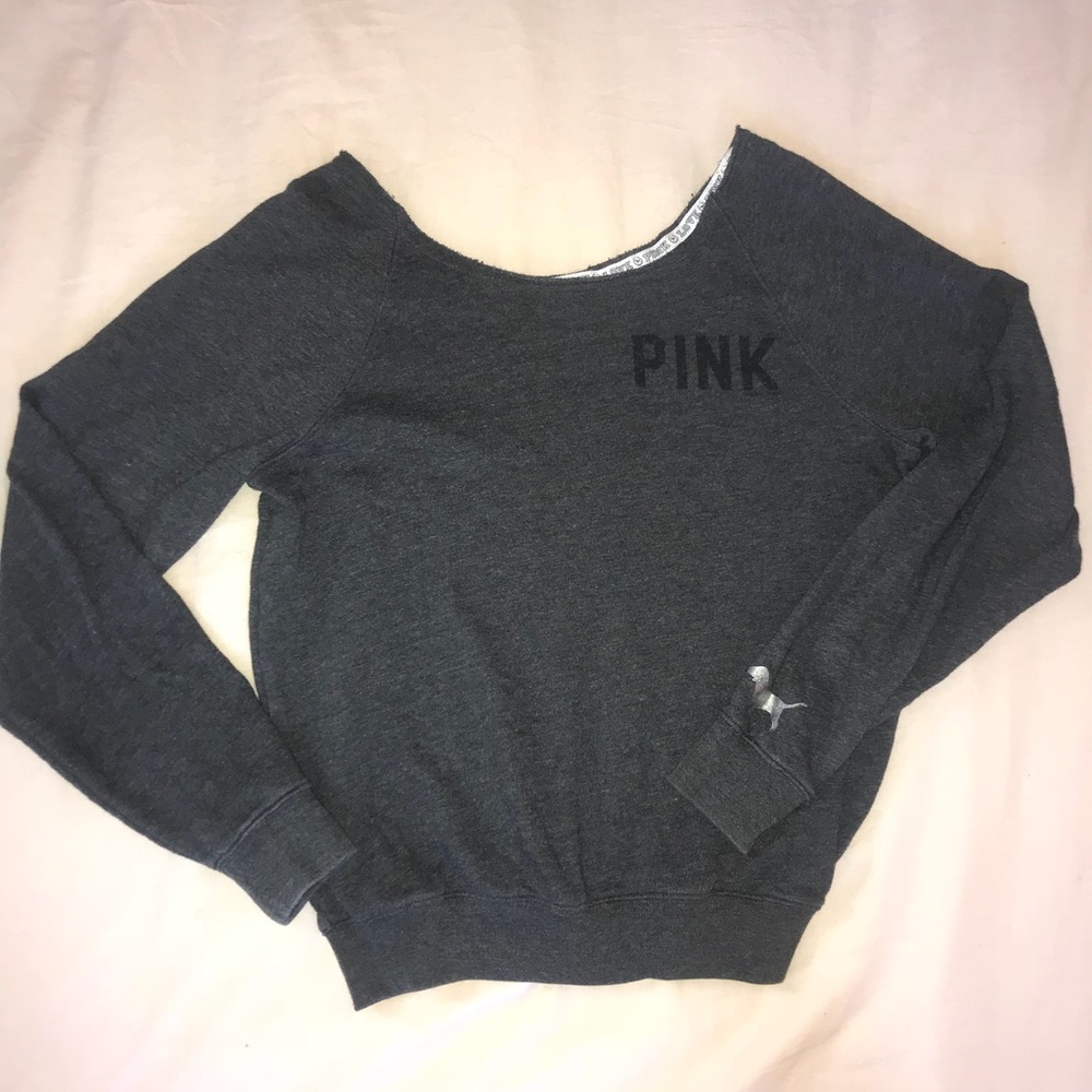 VS Pink off the shoulder sweater